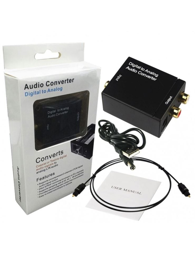 Convertidor Optico A RCA + Cable 1.5 Mt – Garego Store
